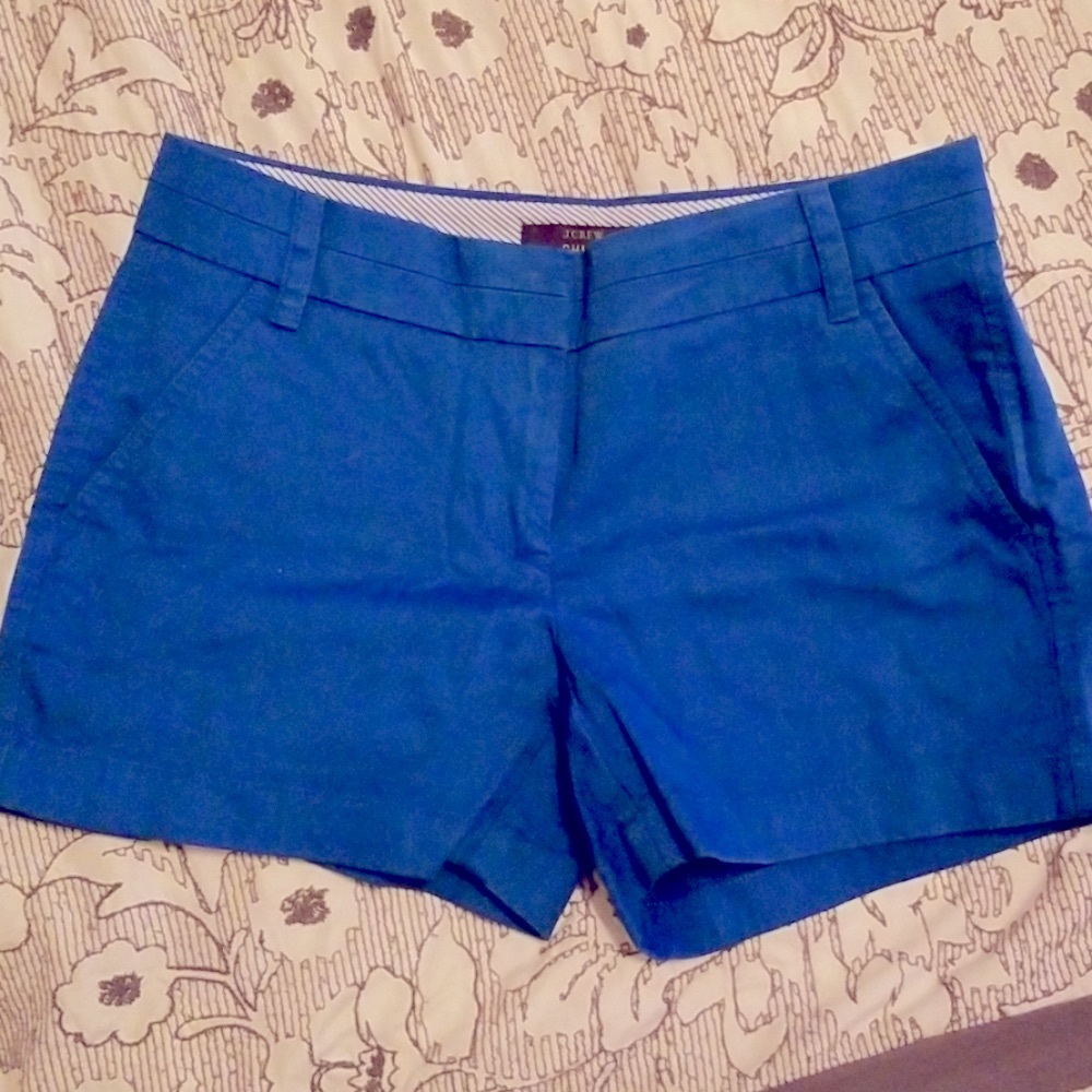 J.Crew chino shorts, royal blue SALE